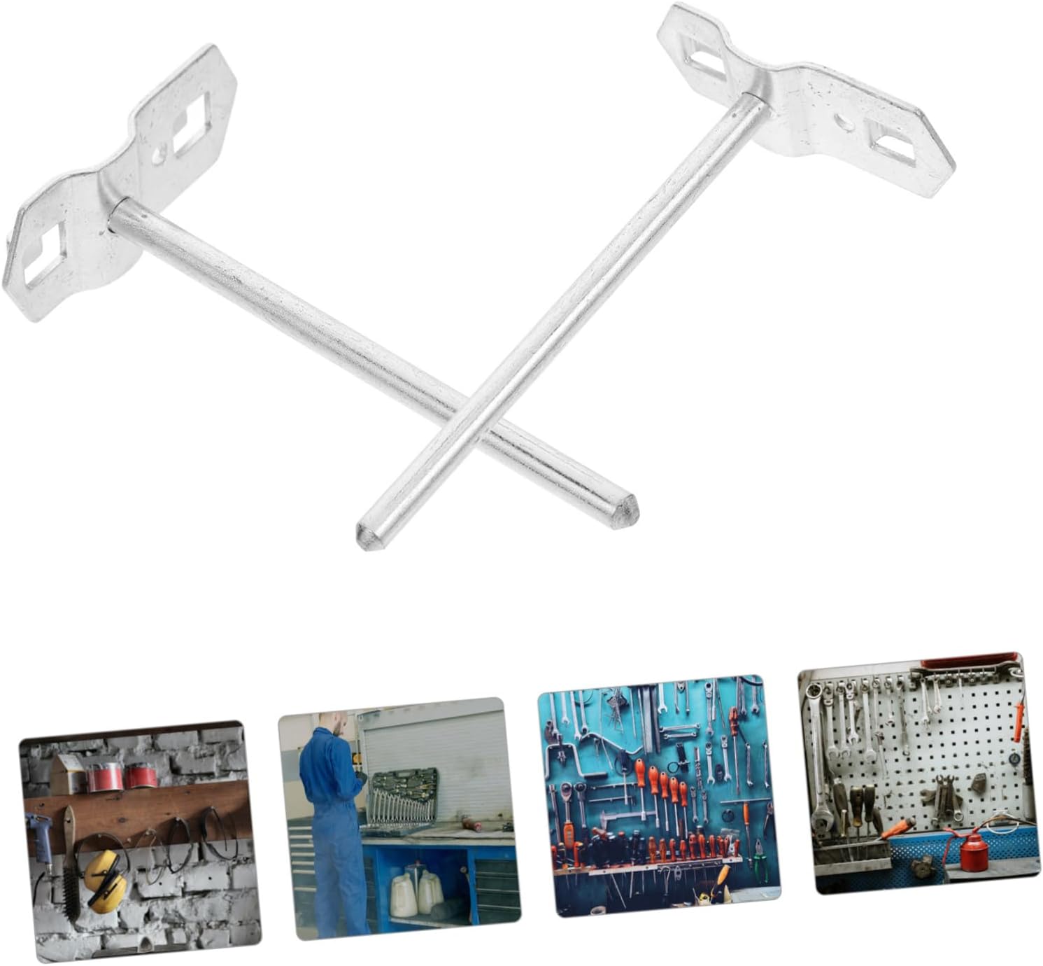 LIFKOME 6pcs Pegboard Hooks for Walls Utility Hooks Tool Hangers for Garage Wall for Hanging Tools