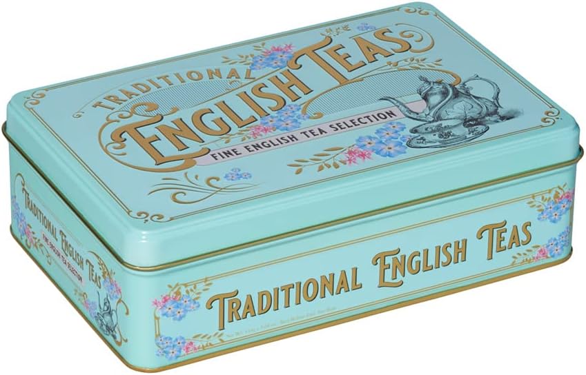 Vintage Victorian Tea Caddy, 72 bags
