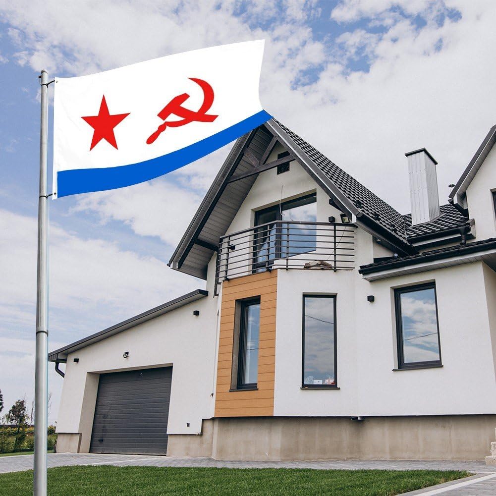 Amazon.co.jp: ソビエト海軍旗 ソ連国旗 国旗 ソビエト連邦旗