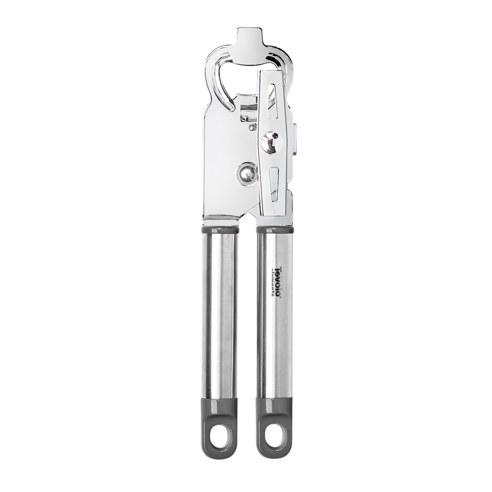 Tovolo 61-33610 Abrelatas de acero inoxidable, gris carbón