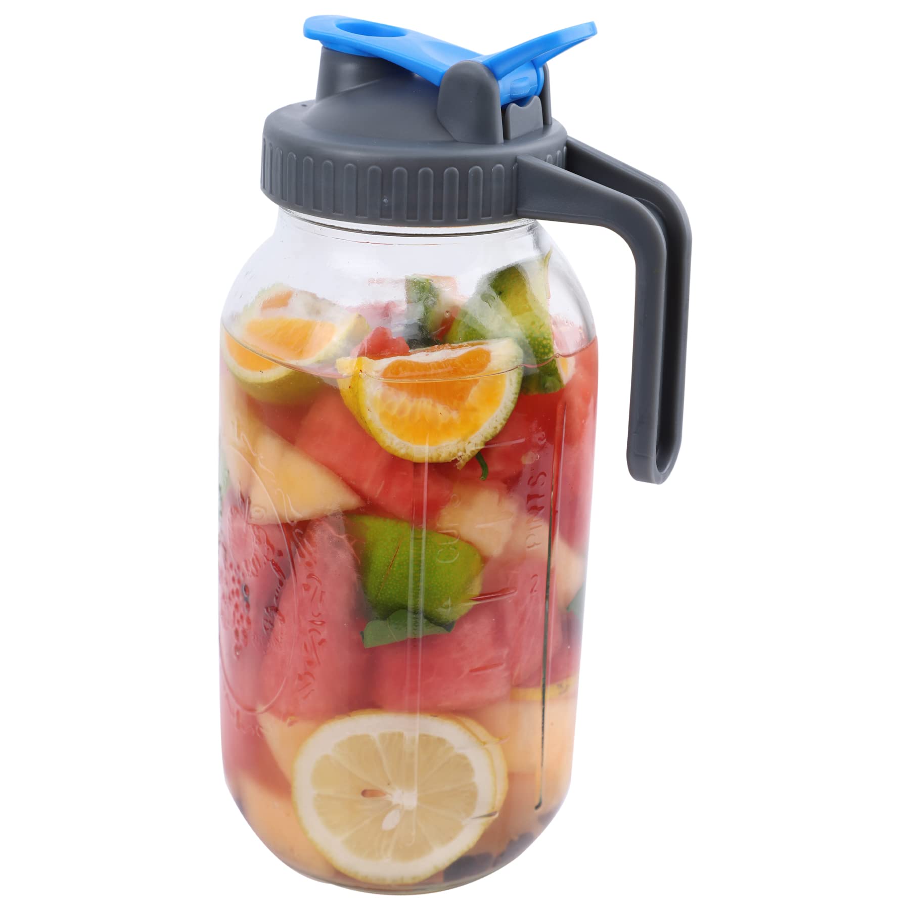2 Quart Mason Jar Pitcher: The King Of Summer Hydration! - ezlkg08