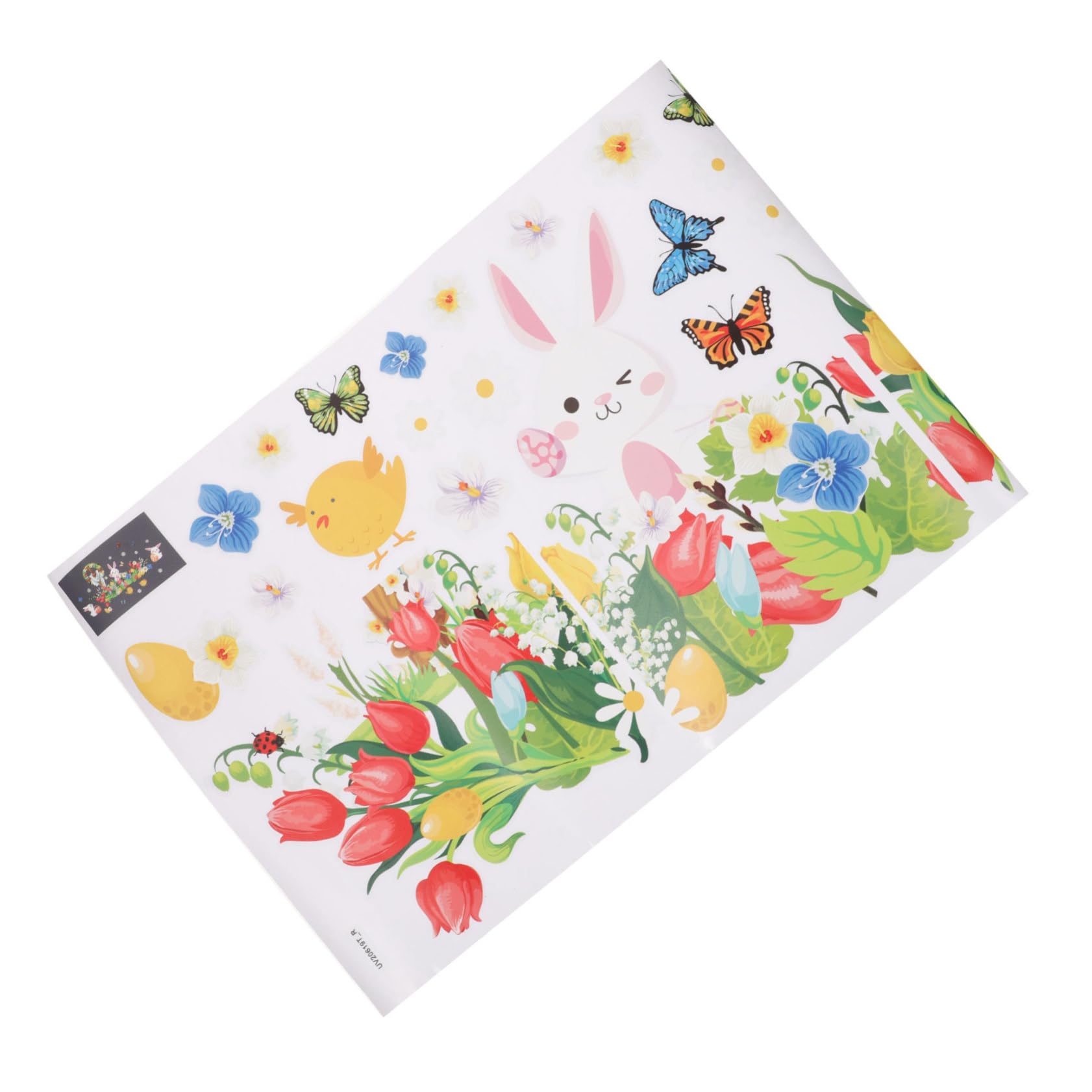 Artibetter 5juegos Pegatinas De Pascua Para Ventanas Adhesivos De Conejos y Decoración De Paredes y Habitaciones Infantiles