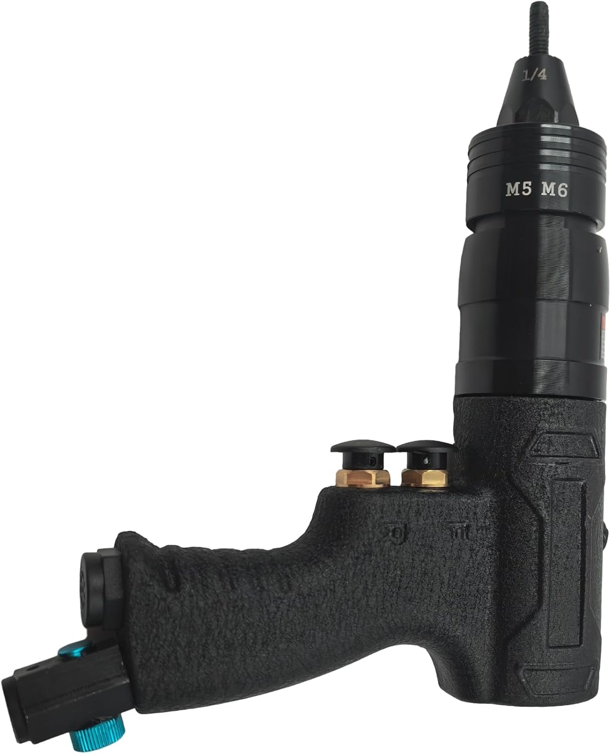 Air Rivet Nut Tool Kit, Pneumatic Pull Nut Setter with 1/4" 3/16" Mandrels for Sheet Metal Fastening Threaded Insert Installation