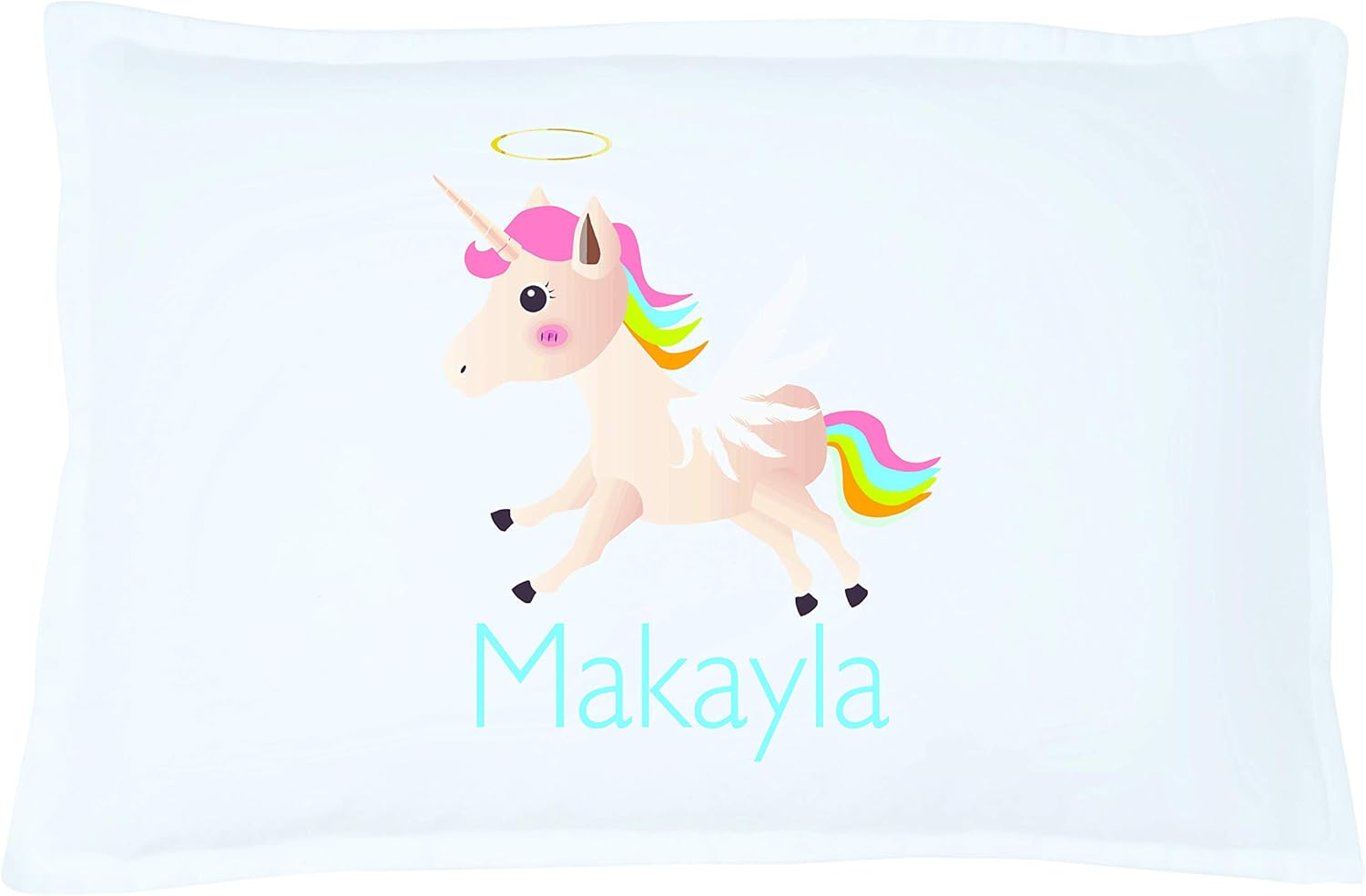 Personalized Kid's Unicorn Pillowcase Microfiber Polyester