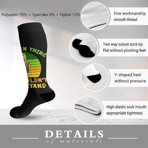 Miniatura 6 de devor Womens Knee Socks Liner Sock Womens Athletic Crew Socks Trendy corn Sock