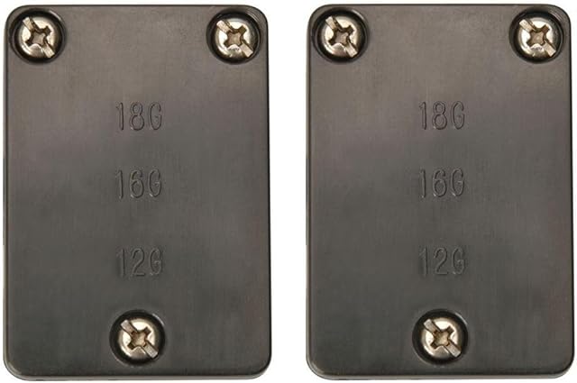 Moonrays 11604 Cable Connectors for Low Voltage Landscape Lighting, 2-Connectors, Black
