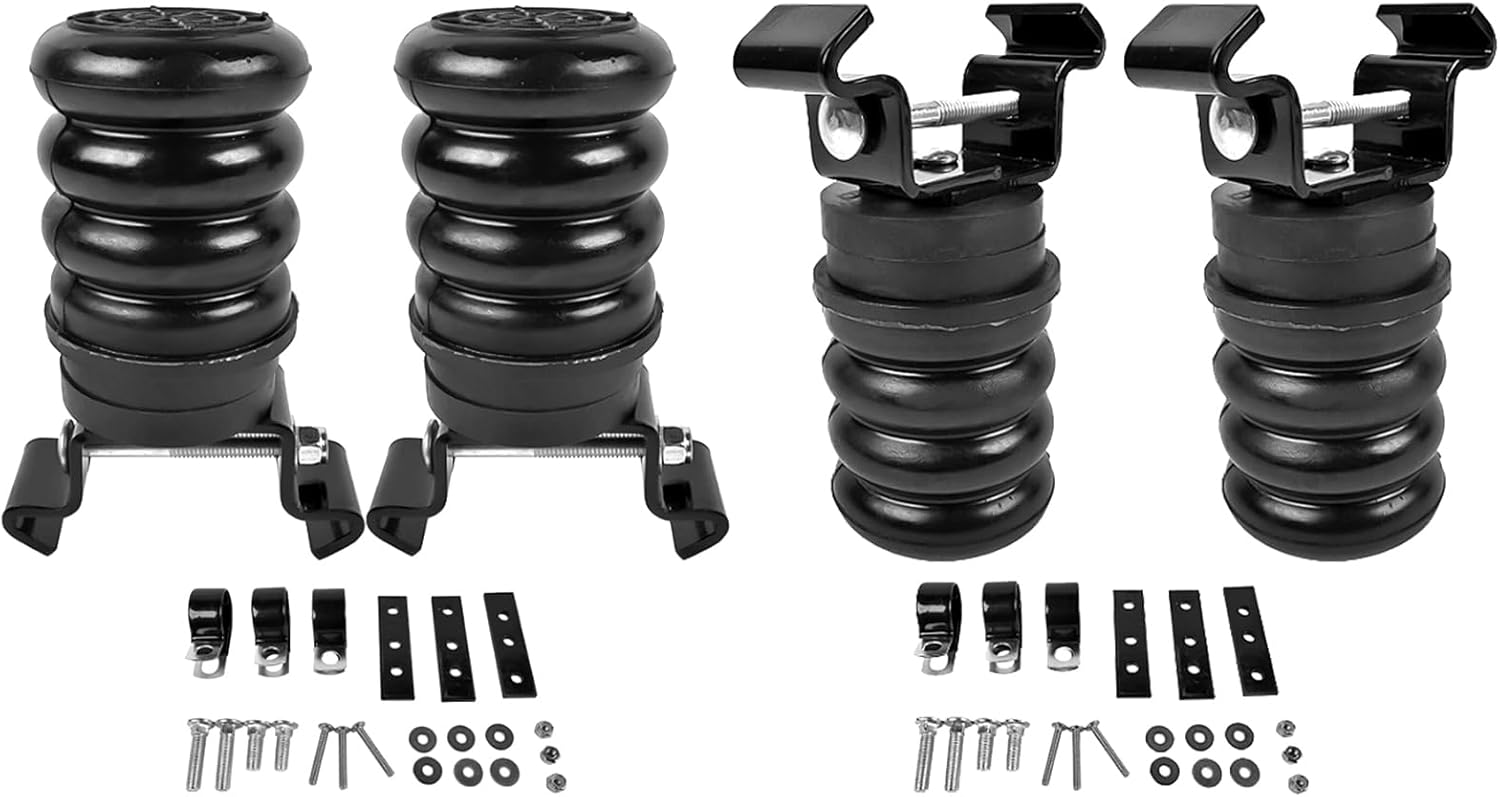 4-Pack TSS-107-47 Trailer Spring-Over Axle Configuration, 5000-8000 lbs GAWR, Trailer Auxiliary Springs, 1000 lbs Capacity at 50% Compression, Trailer Air Helper Springs