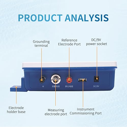 Miniatura 3 de NANBEI Kit de medidor de pH de sobremesa de laboratorio, calibración automática de 1-2 puntos, precisión de pH 0.01, medidor de pH superior de banco
