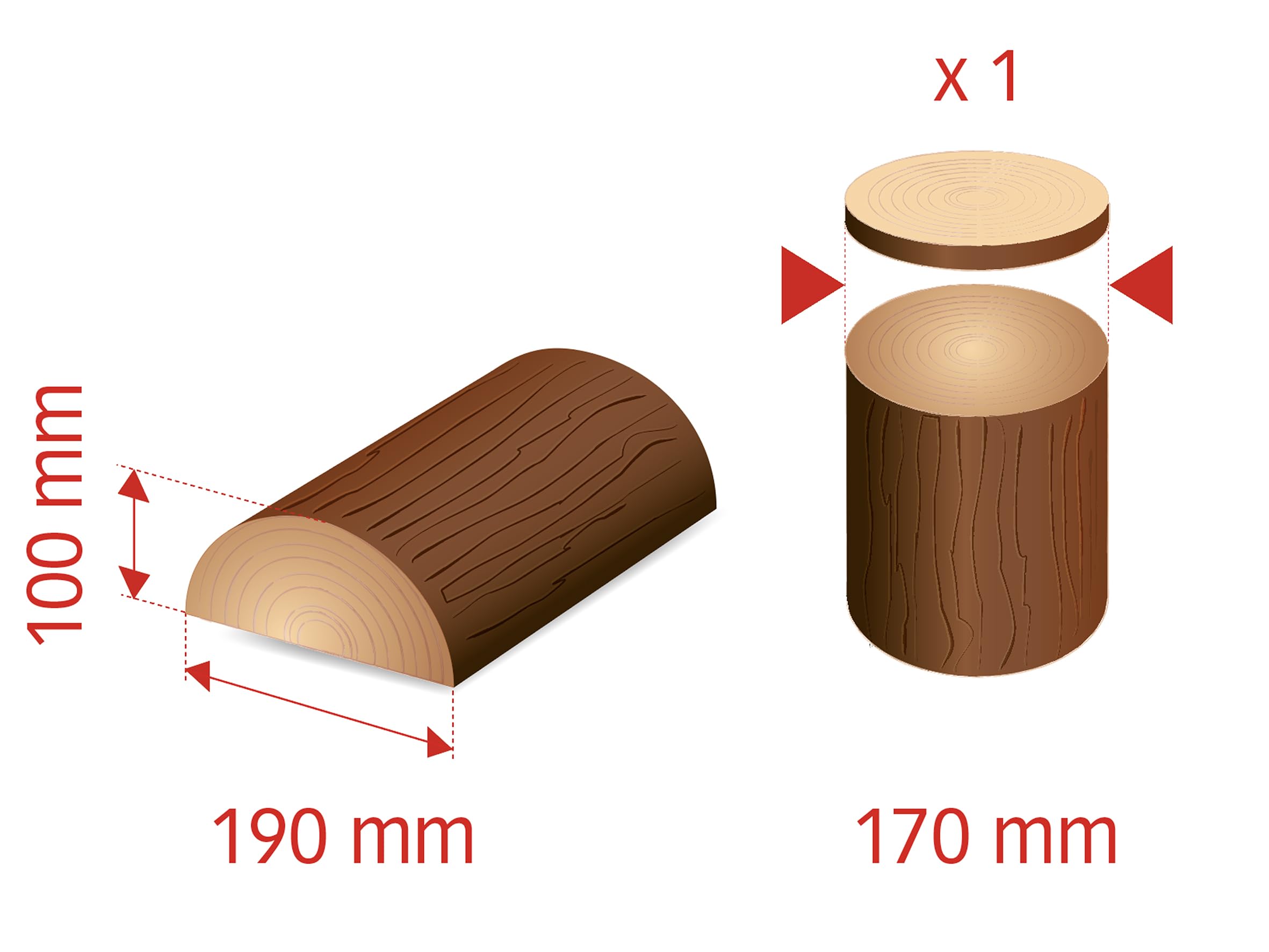 Fartools Scie à bûches 2600W Ø=505mm (40 dents), alésage 30mm, monophasée 230V, vitesse 2800tr/min, capacité de coupe de buche Ø=190m maxi