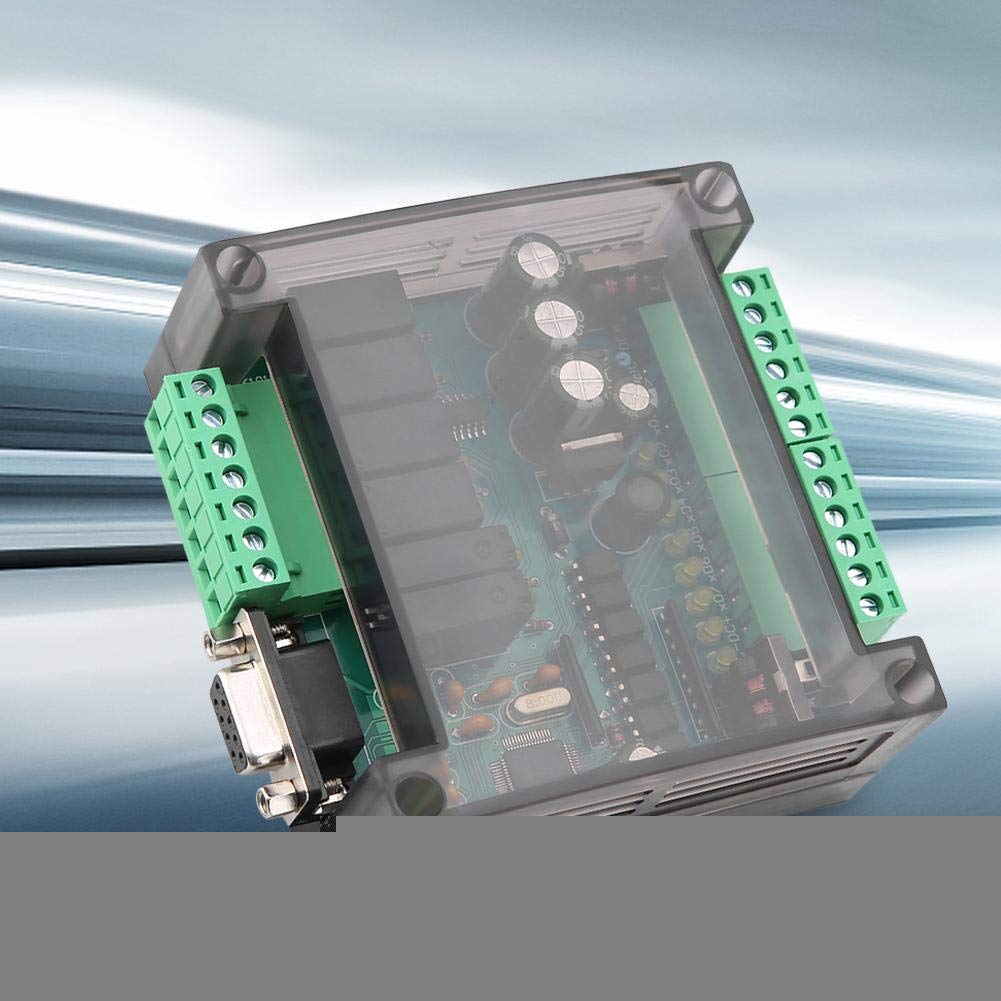 Scheda PLC, DC24V FX1N-14MR DC 24V 5A Scheda di controllo industriale PLC Logica programmabile Uscita relè, Supporti per GX developer o GX works2