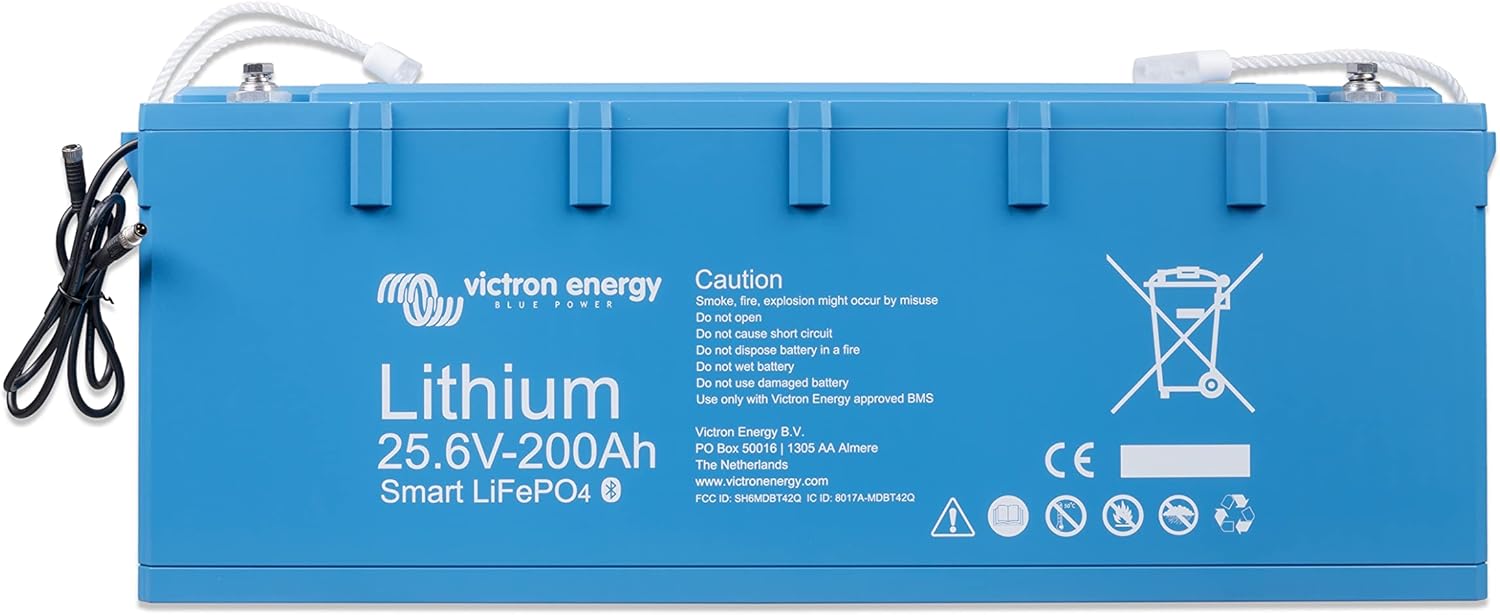 Victron Energy LiFePO4 25.6V 200Ah Smart Lithium Battery