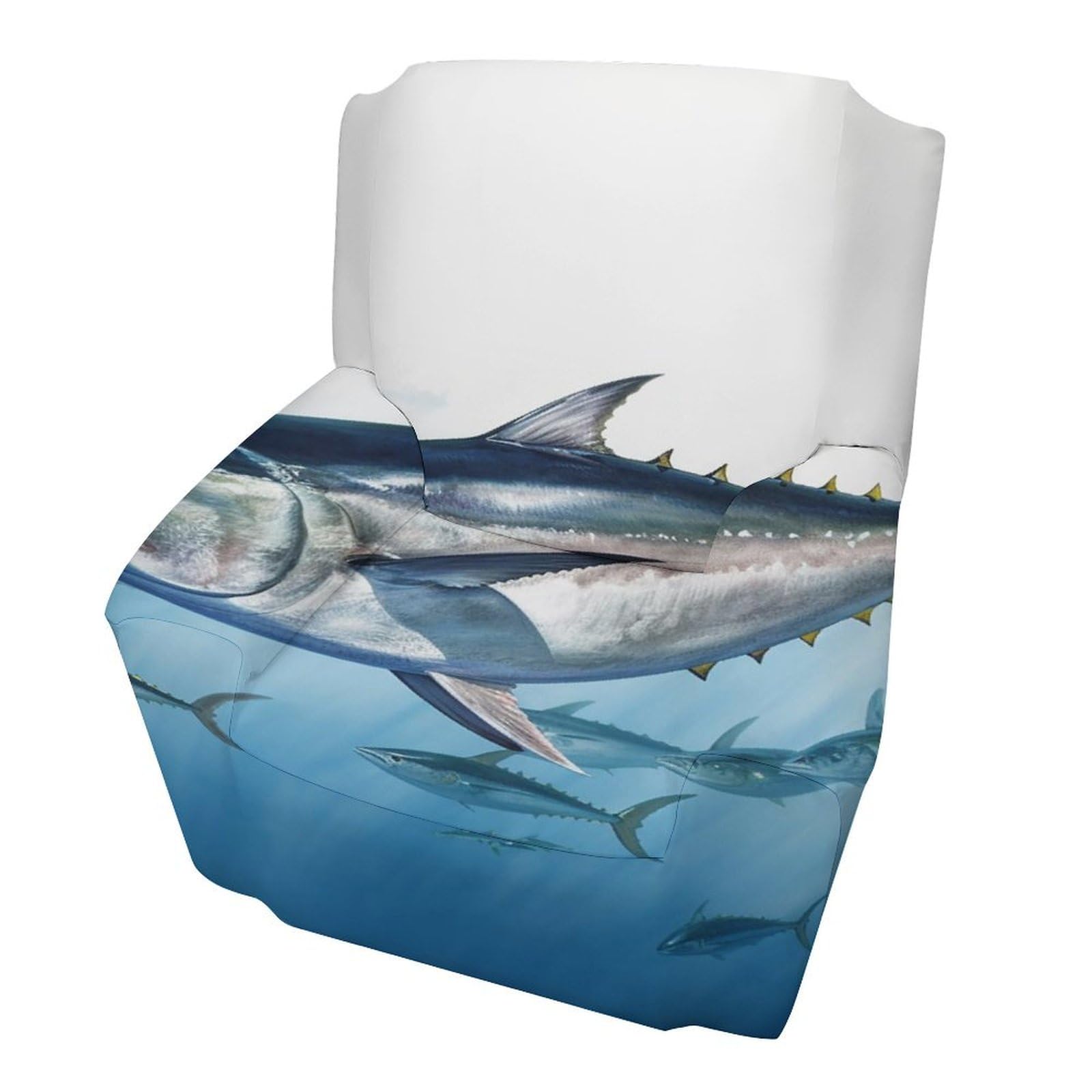Housse de canapé inclinable extensible Bluefin avec motif thunnus thunnus imprimé
