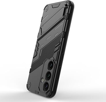 Microcase Samsung S24 Plus Matrix Serisi Armor Standlı Perfect Koruma Kılıf - Siyah Al3416