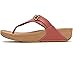 FitFlop Lulu Square-Chain Leather Toe-Post Sandals - Left View