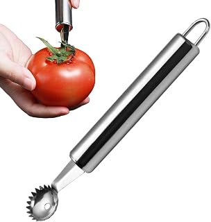 Strawberry Corer Tool | Tomato Stem Remover - Portable Stainless Tomato Leaf Stem Remover, Vegetable Fruit Stem Remover, Kitchen Gadgets Gusengo