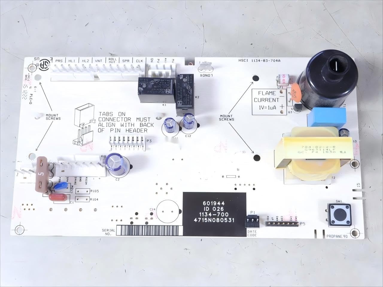 Upgraded 013464F PC Board Control for Temperature Replacement for Raypak Digital Gas heaters: 185B, 265B, 335B, 405B, 206A, 266A, 336A, 406A, 207A, 267A, 337A, and 407A.