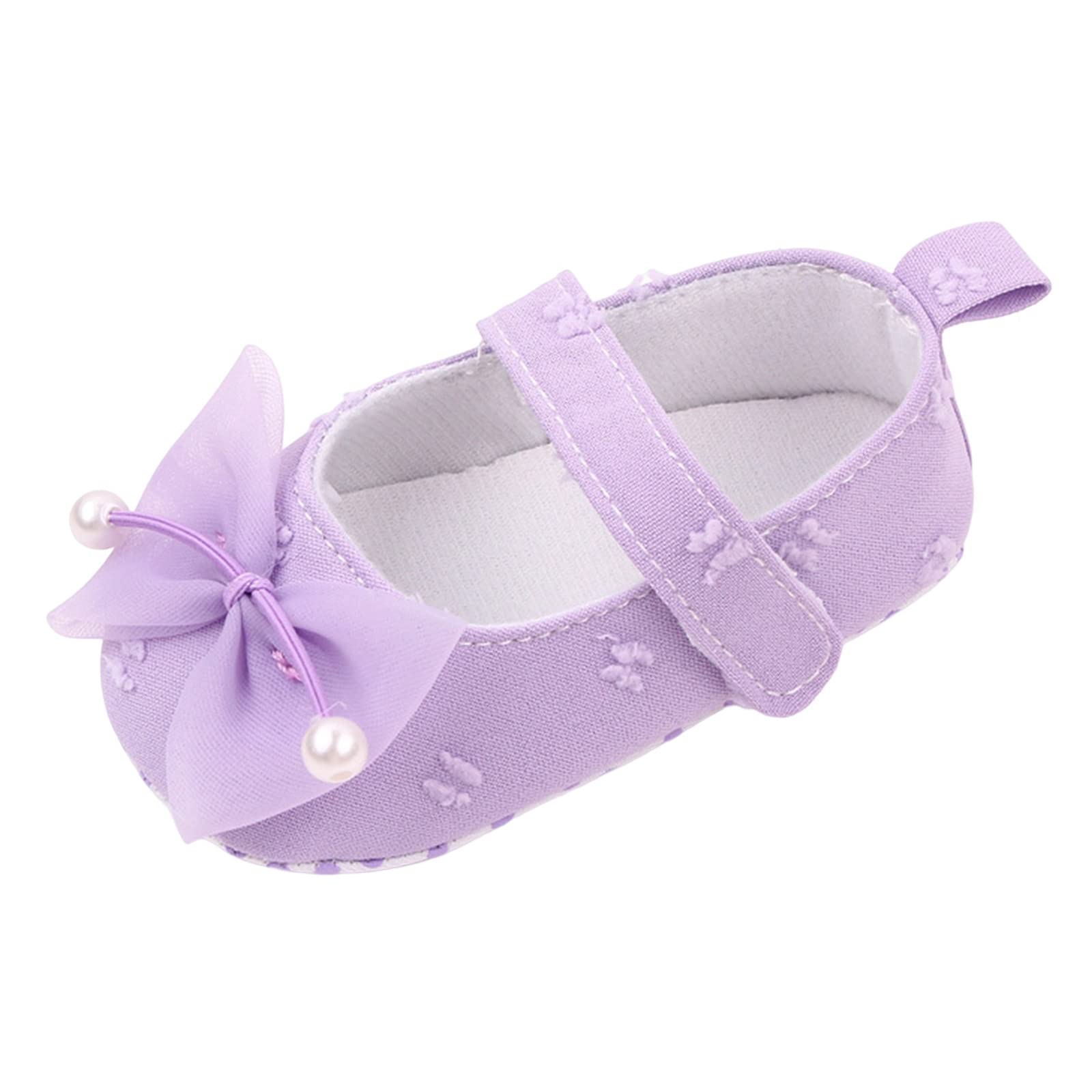 Summer Children Infant Toddler Shoes Girls Sports Shoes Flat Bottom Lightweight Round Toe Girls Size 8 Shoes Toddler (Purple, 6 Toddler)
