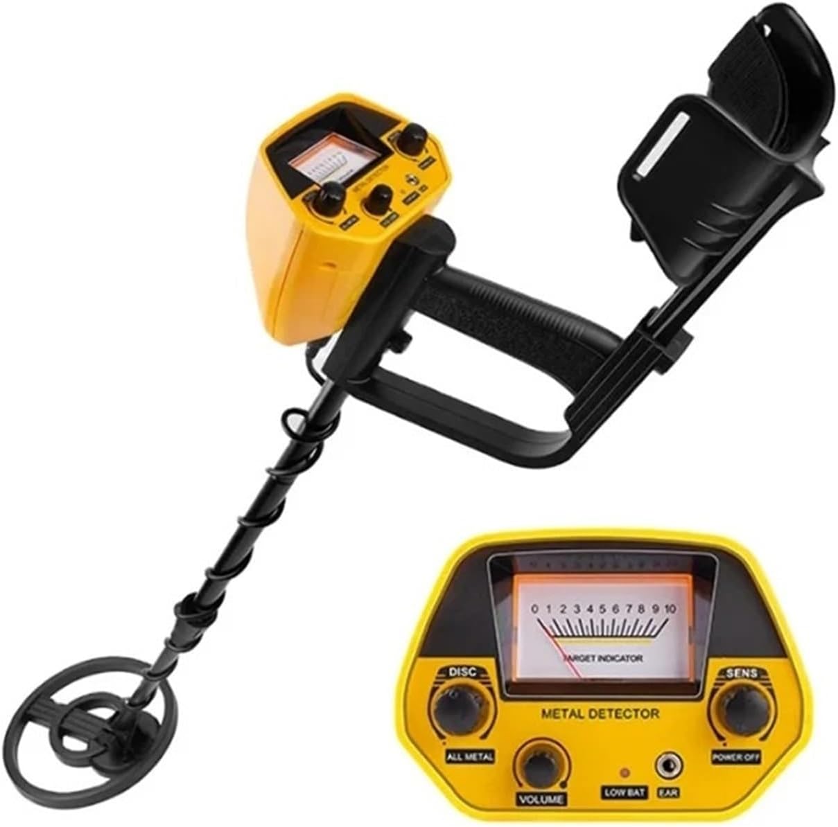 Metal Detector, Detector Equipment Underground Metal Detector, Metal Finder, Gold Detector, Treasure Finder Miner for Beach Backyard