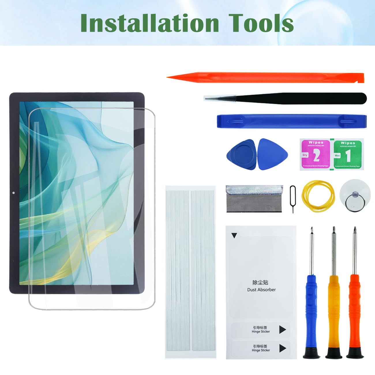 Écran LCD de rechange pour Huawei MediaPad T5 10 AGS2-W09 AGS2-W19 AGS2-L09 avec kit