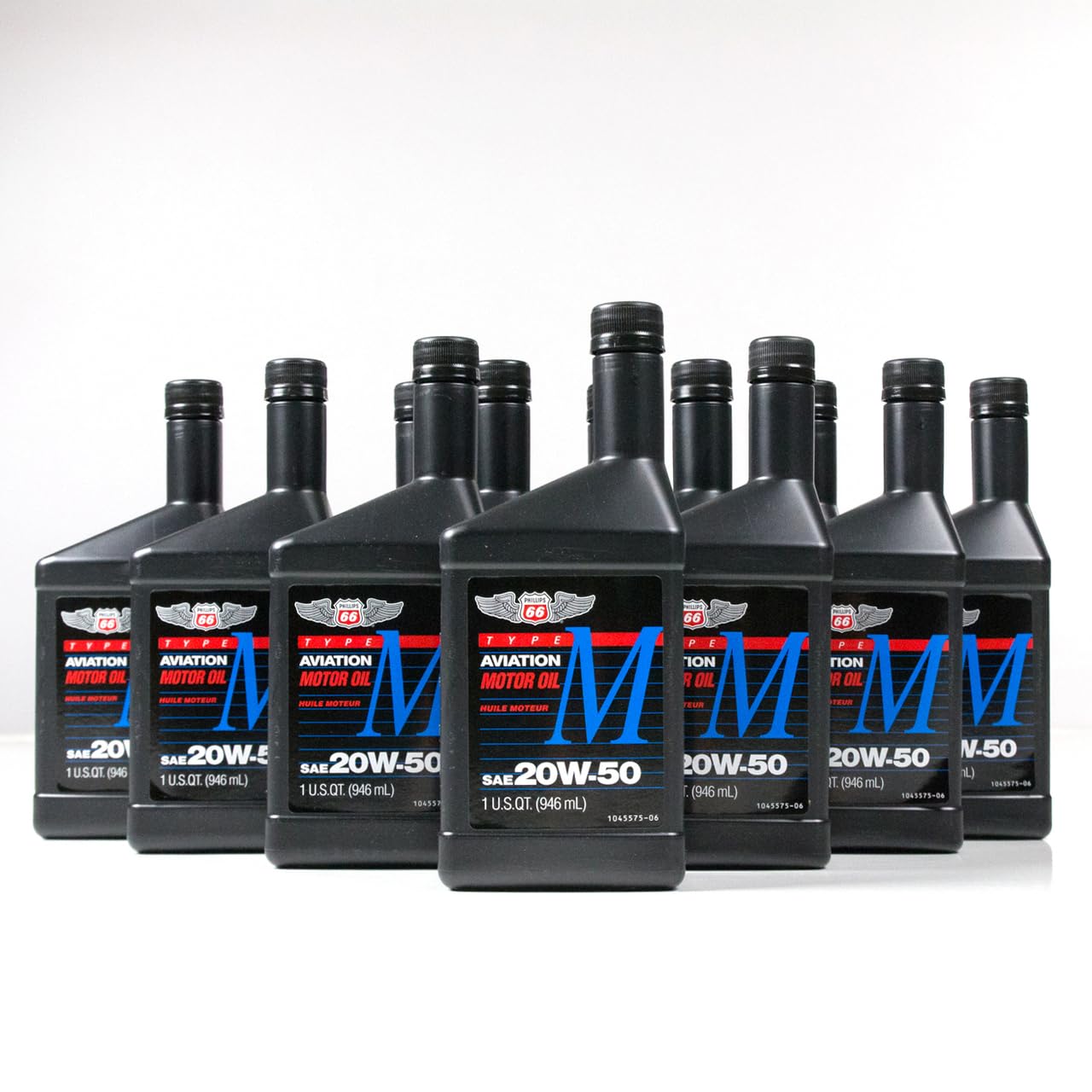 Amazon.com: Phillips 66 Type M Aviation Oil 20w-50-12/1 qt. case
