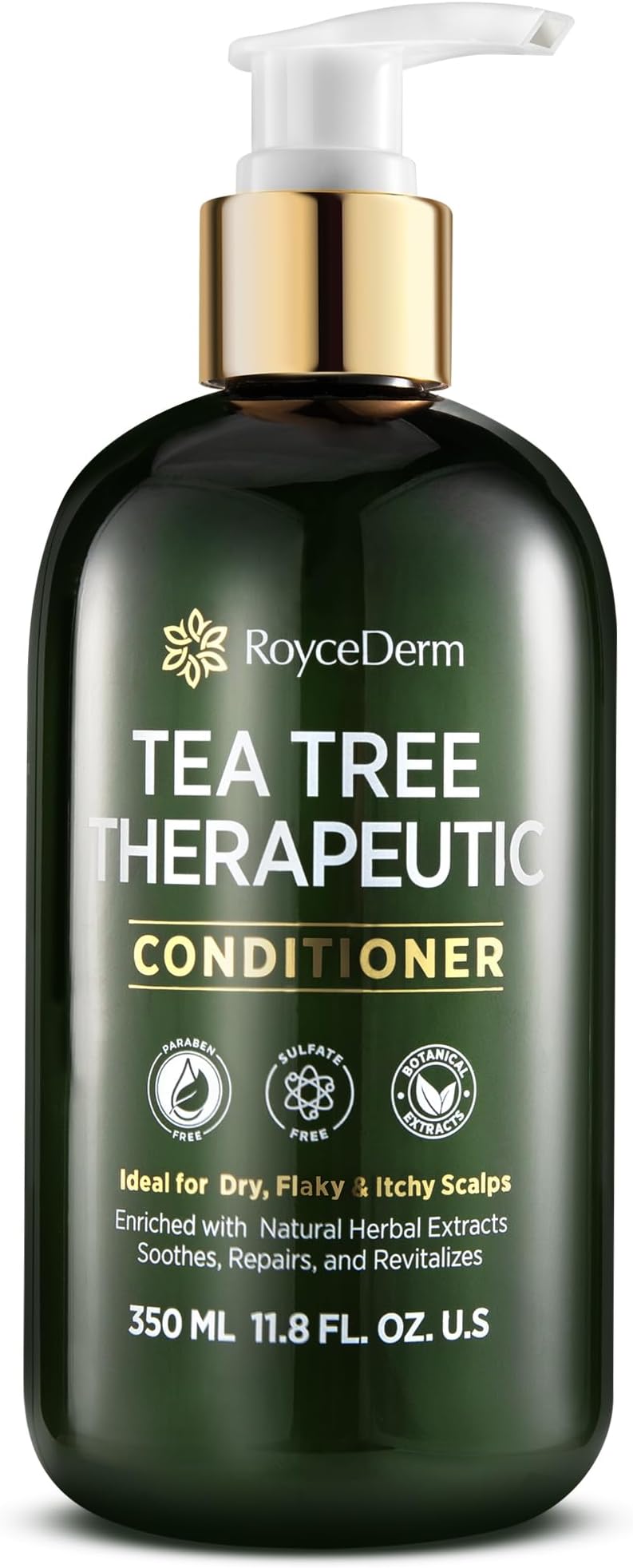 Tea Tree Conditioner: Hydrating & Soothing Botanical Formula with Tea Tree, Aloe, Camellia Seed Oil, Paraben & Sulfate Free