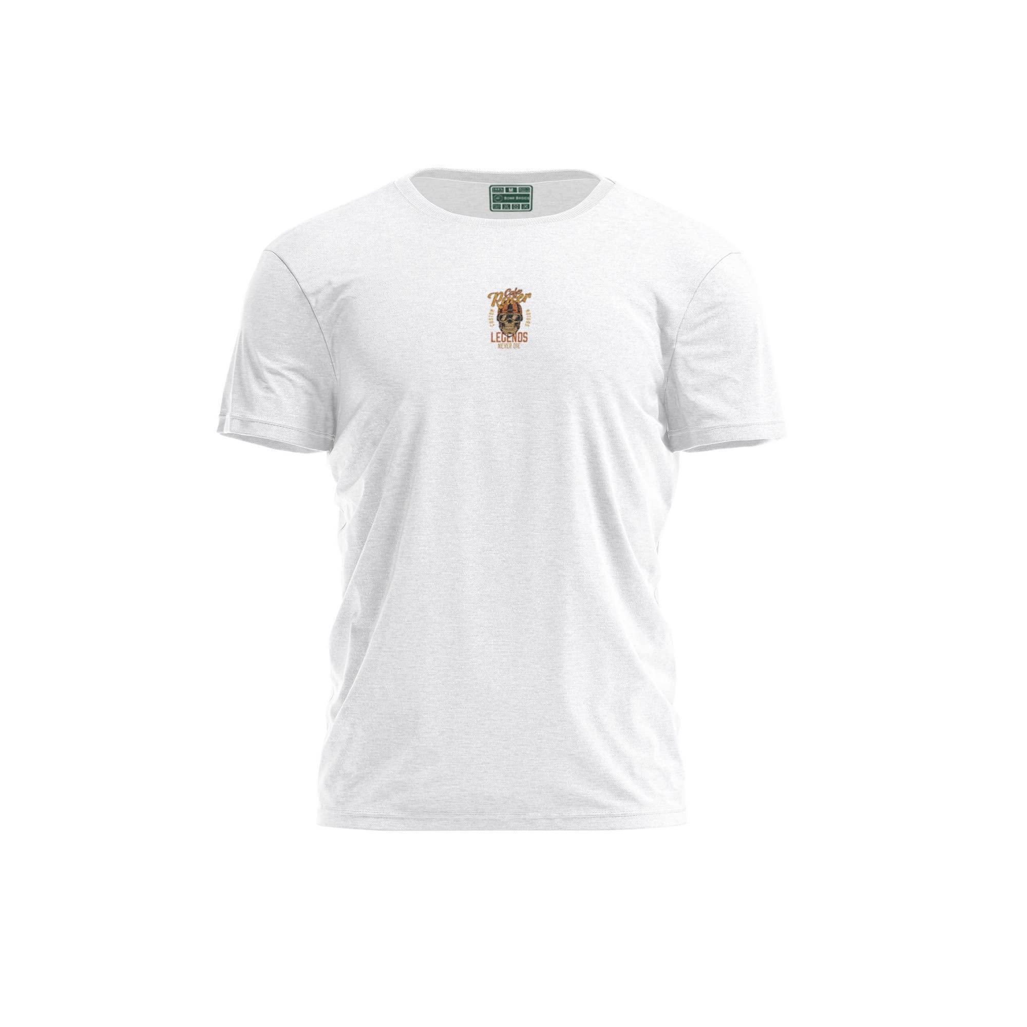 Bona Basics Men's BUTSWI-104109 T-Shirt, White, XL