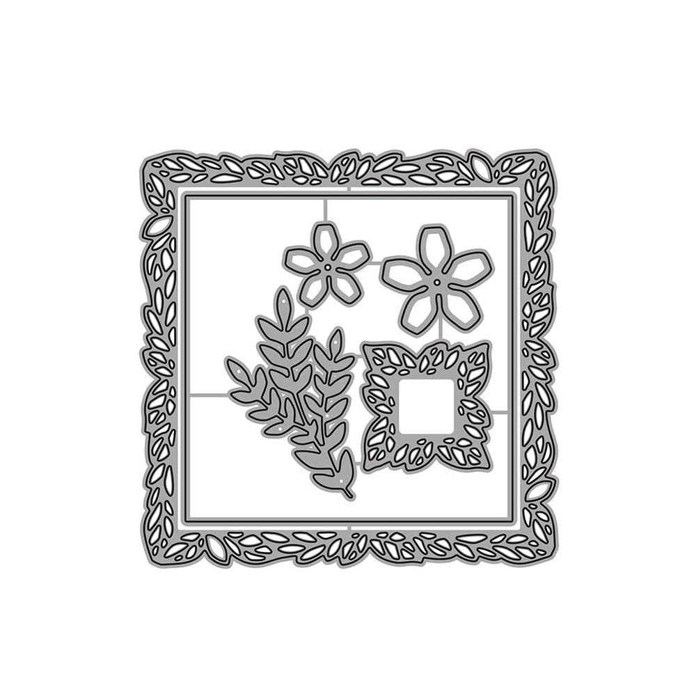 Fustelle In Metallo Per Scrapbooking Con Motivi Floreali - Set Di Sagome Per Biglietti, Album E Goffratura, Compatibili Con Fustellatrici