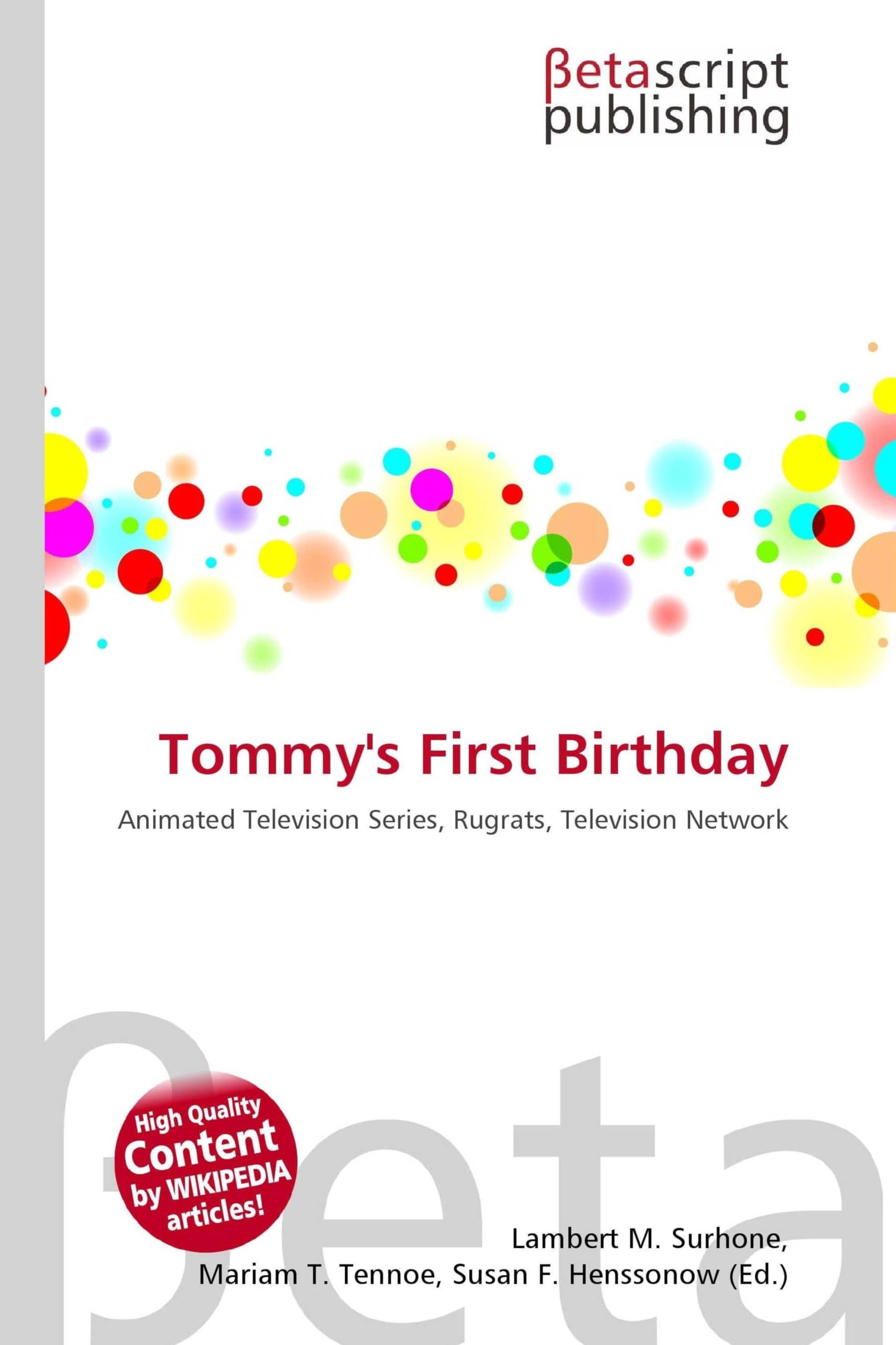 Tommy's First Birthday: Animated Television Series, Rugrats, Television Network