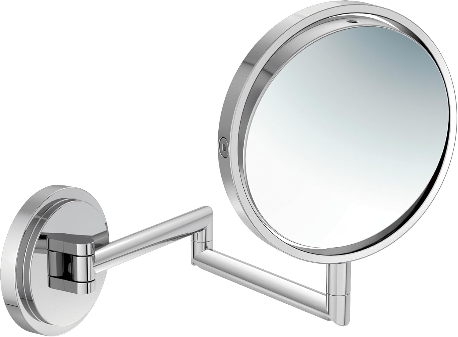 Moen Arris Chrome 5.94" Dual-Sided Extendable Wall Mount 5X Magnifying Mirror, YB0892CH