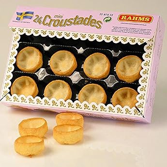 Mini Croustaden Diameter 3.8 cm Shortcrust Dough 50 g Pack of 24