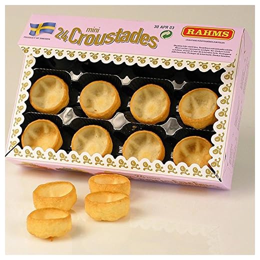 Mini-Croustaden, ø 3,8cm, Mürbeteig, 50 g, 24 St.