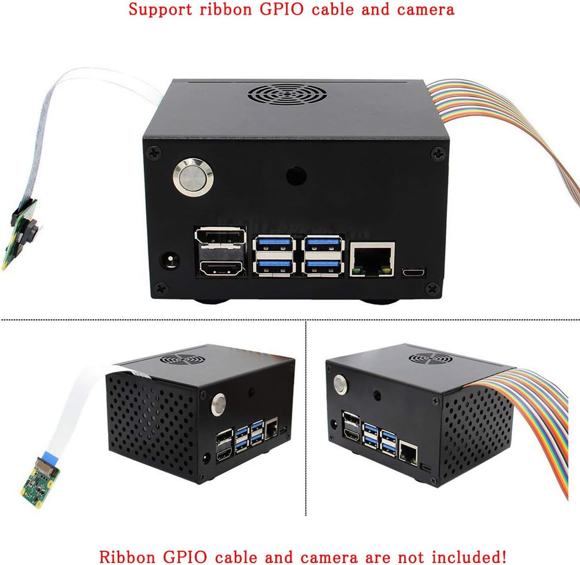 etson Nano Metal Case Enclosure with Power and Reset Control Switch for NVI Dia Jetson Nano Development Kit