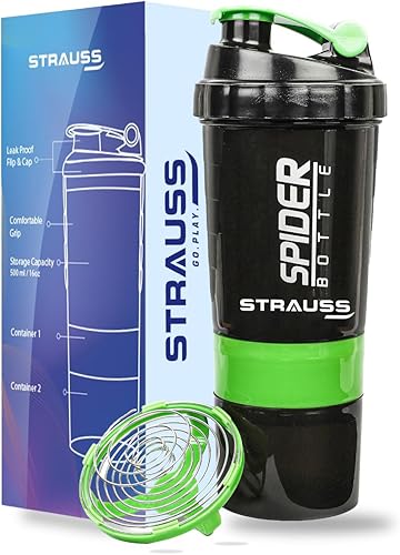 Strauss Botella agitadora de araña, 16.9 fl oz