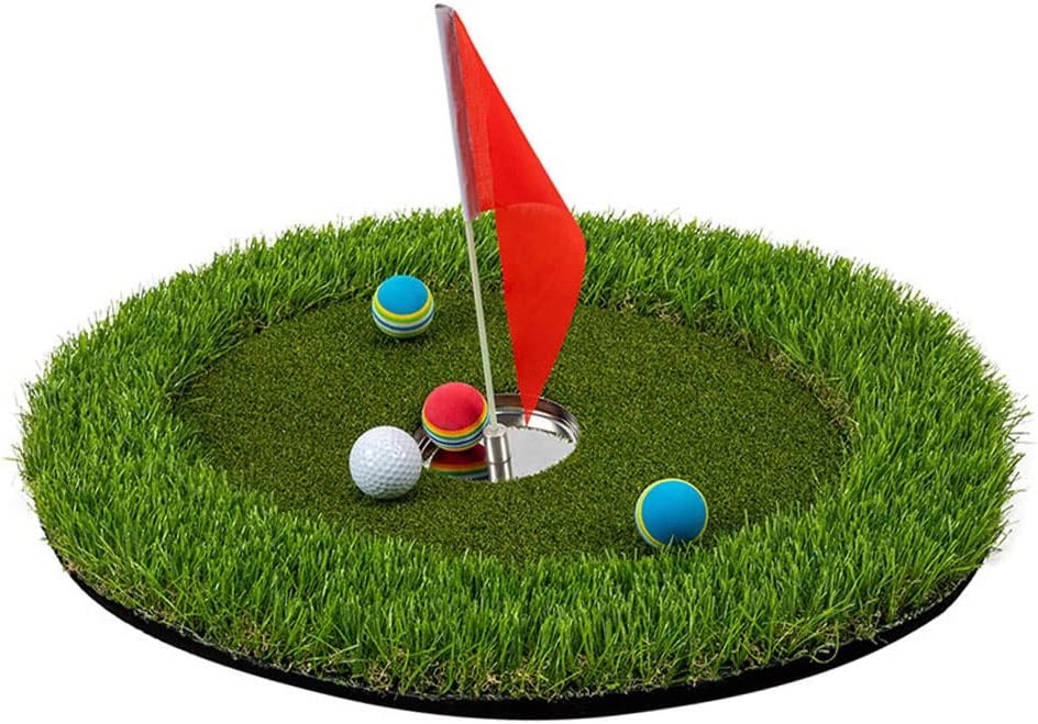 YZDKJDZ Round Golf Putting Mats, Floating Mat, Swimming
