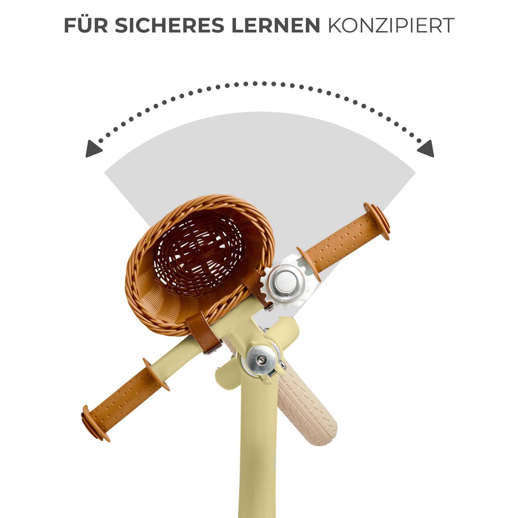 Kinderkraft RAPID2 Laufrad aus Metall, Fahrrad ohne Pedal, Fahrrad, Verstellbarer Sitz, Retro-Stil, für Kinder von 2 Jahren bis 35 kg