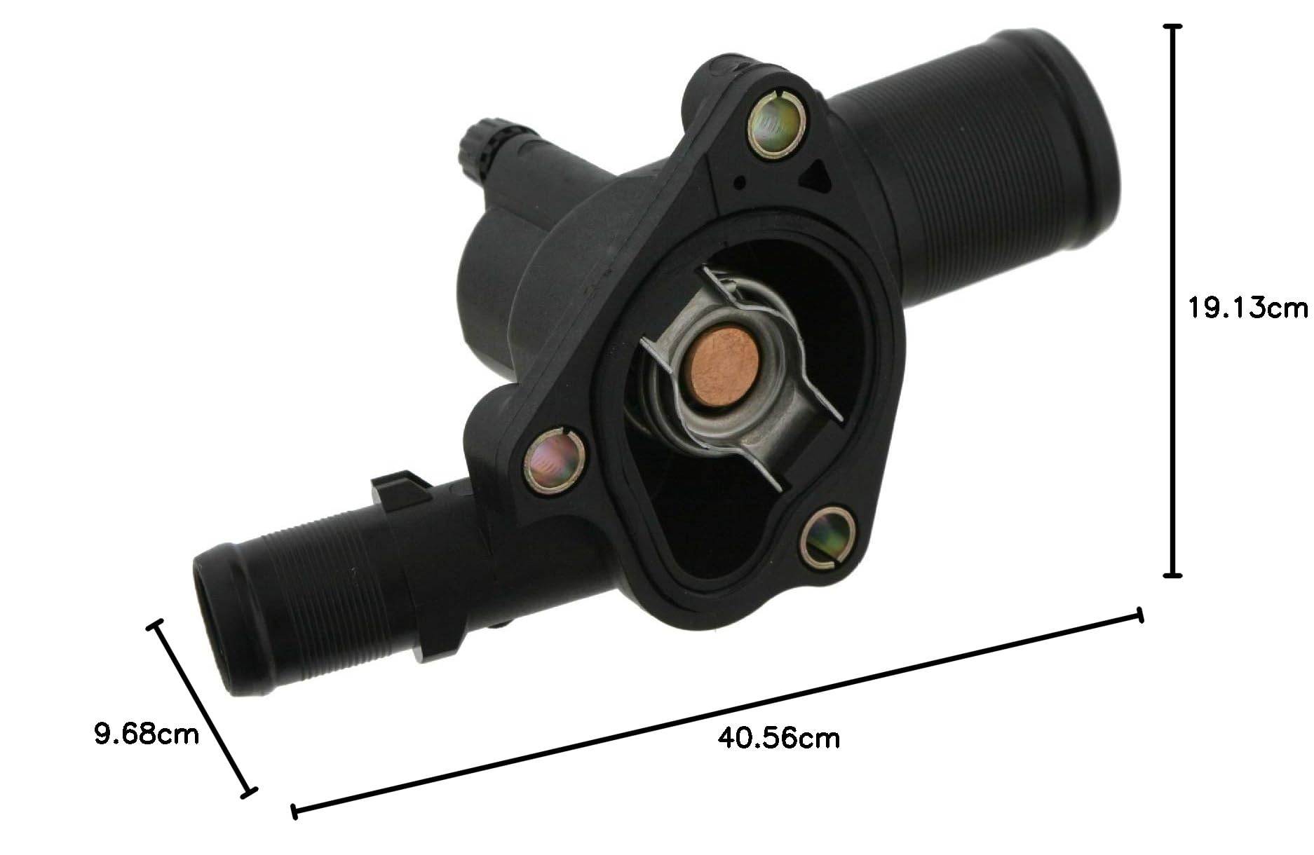 febi bilstein 24124 termostato con alloggiamento e guarnizione, 1 unità
