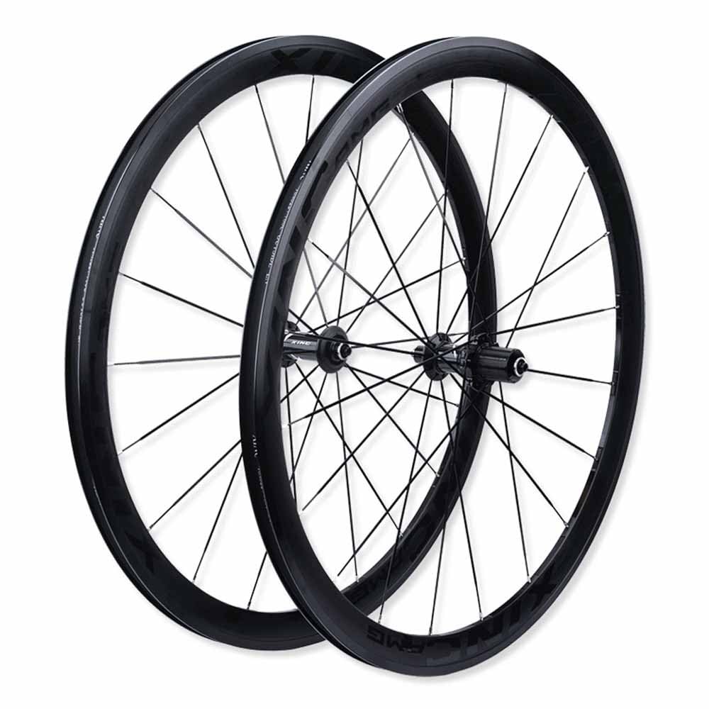 700C Ruedas Traseras Y Delanteras De Bicicleta De Carretera 100/130mm QR Ruedas De Cubierta Freno C/V Llanta De Bici De Aluminio 40mm, Casete De 7-12 Velocidades, Válvulas Presta