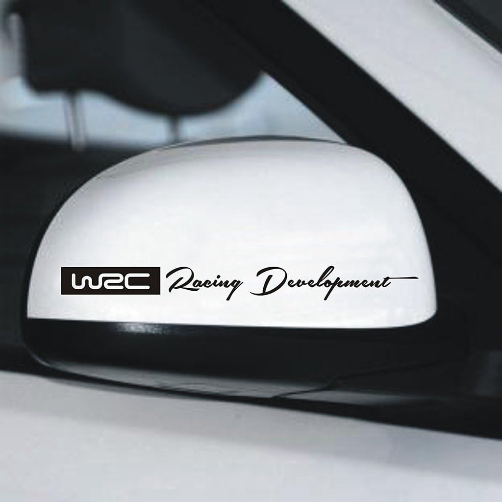 Onlinemart WRC Racing Development Car, Windows,Creative,Sticker (1 Pair)