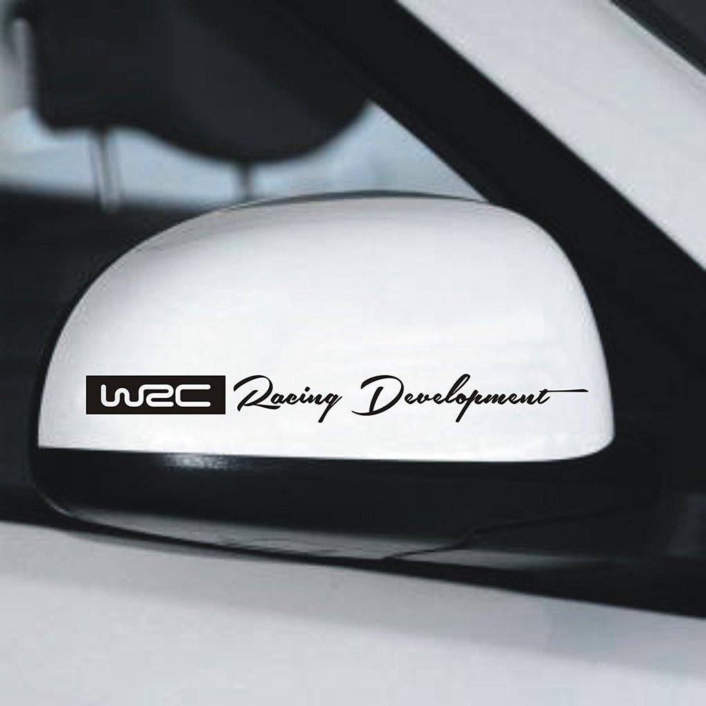 Onlinemart WRC Racing Development Car, Windows,Creative,Sticker (1 Pair)