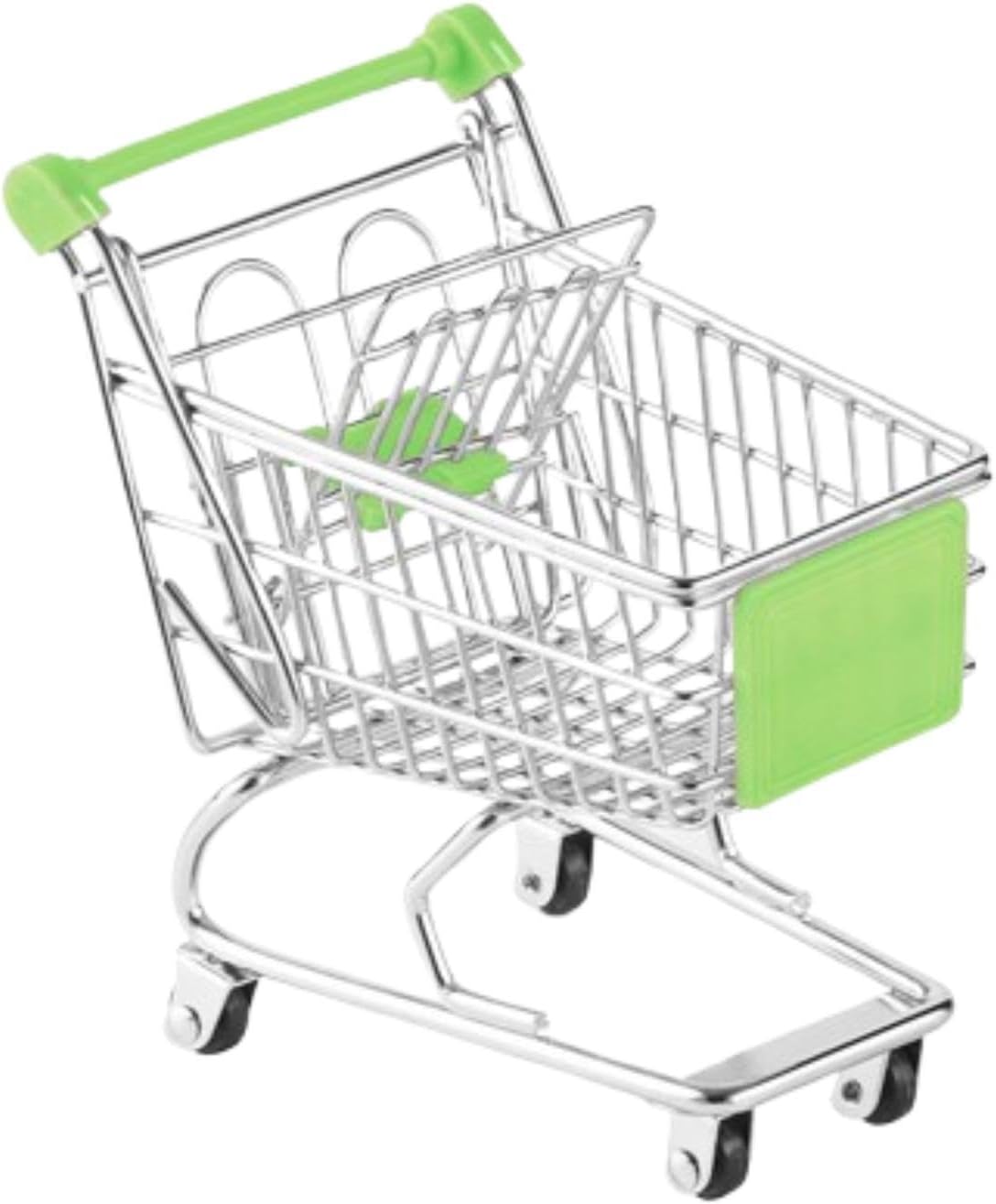 BNF Mini Shopping Cart Decorative Ornament Creative Mini Supermarket Storage Toy Green | Home & Garden | Household Supplies & Cleaning | Home Organization | Storage Boxes
