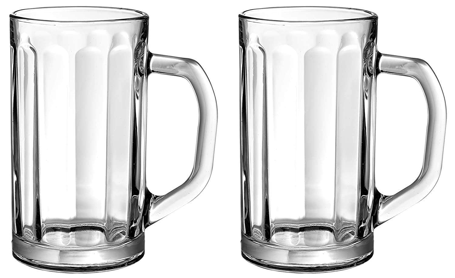 Farielyn-X Italian Premium Classic Beer Mugs, 400 ML, Crystal Clear, Beer Glass, Perfect for Gift Set of (p .Beer mag, 6) 3