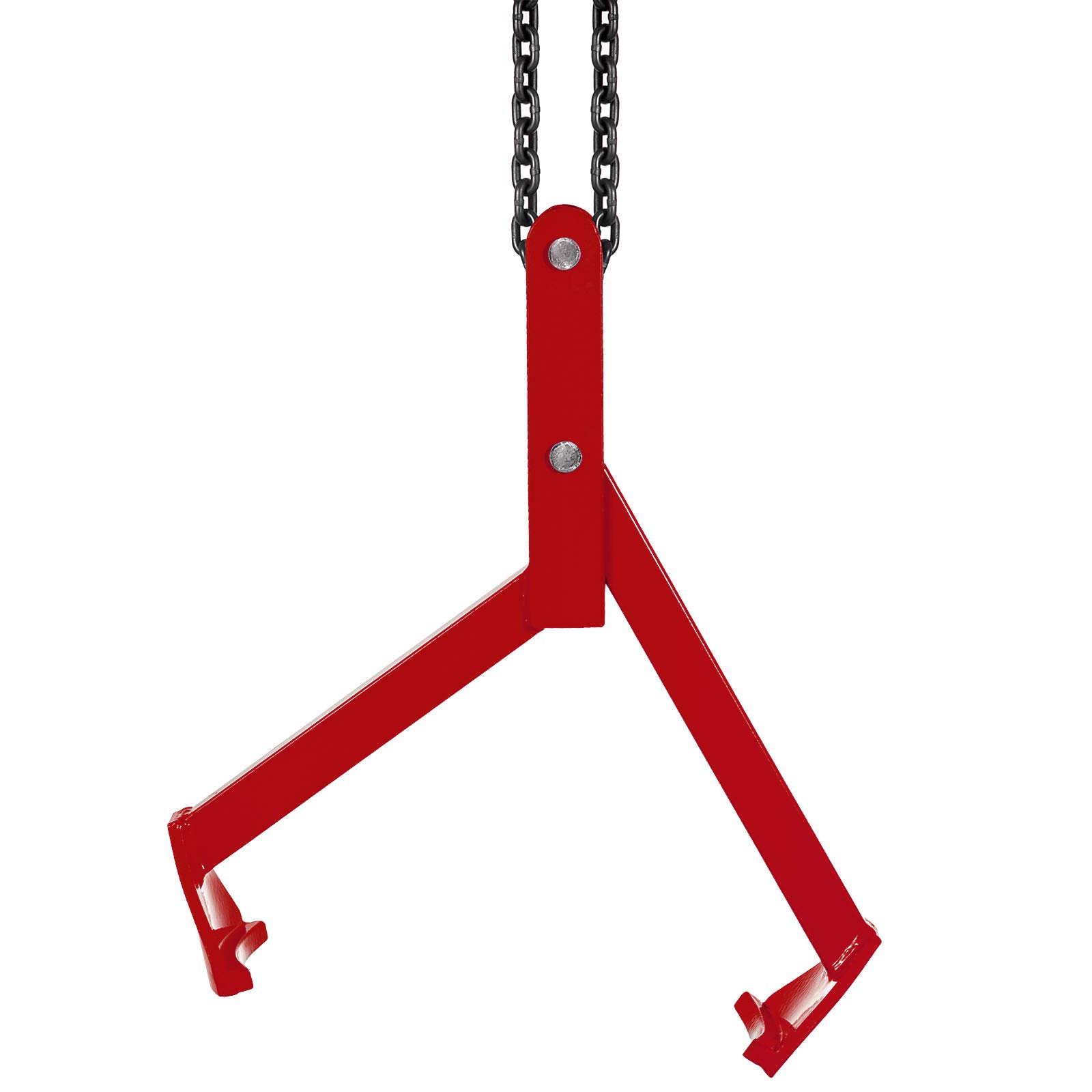 BestEquip Steel Drum Lifter 1100 LBS Working Load Limit Red Drum Lifter