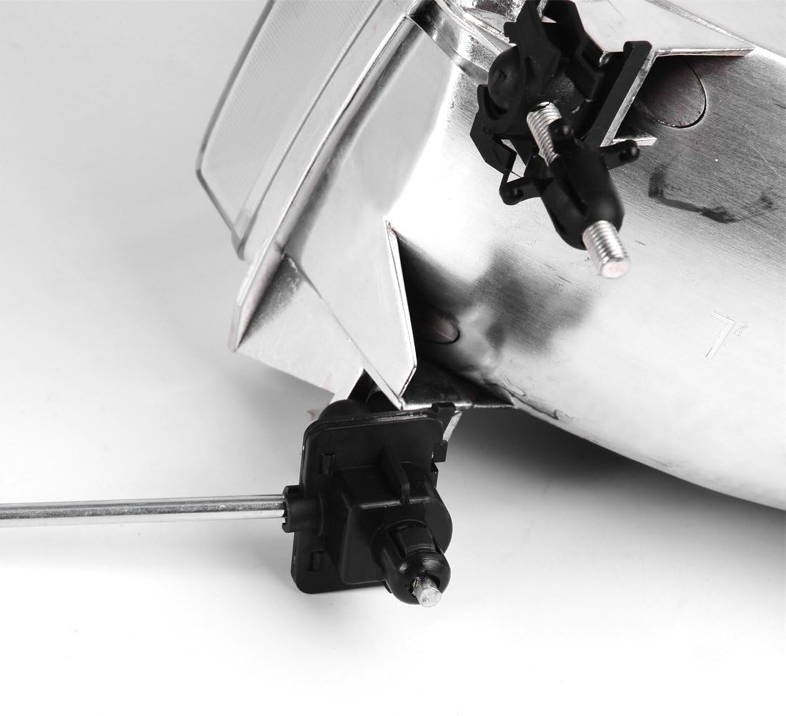 YITAMOTOR Headlight Assembly Compatible with 1995 1996 1997 1998 1999 2000 2001 Ford Explorer/1997 Mercury Mountaineer Headlamps Pair with Amber Corner Light