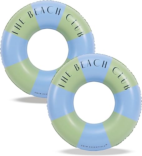 Miniatura 15 de Flotador inflable para piscina, 2 piezas de 32 pulgadas, anillo de natación de alta calidad, flotadores de vinilo resistente para la playa, fiesta