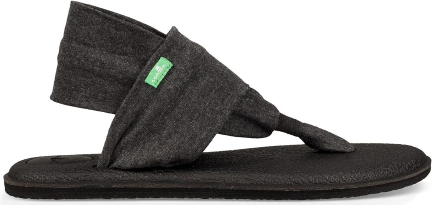 Sanuk Women's Yoga Sling 2 Sandal 5 Charcoal