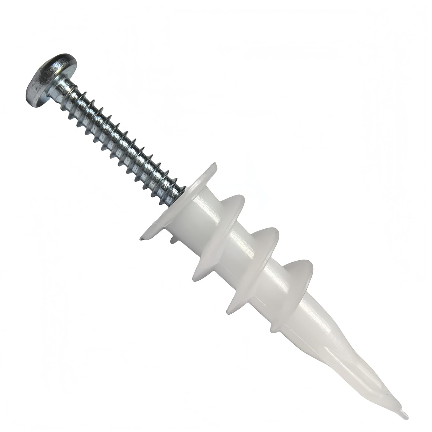 Santie#8 Self-Drilling Drywall Anchors with Screws-100 Pack