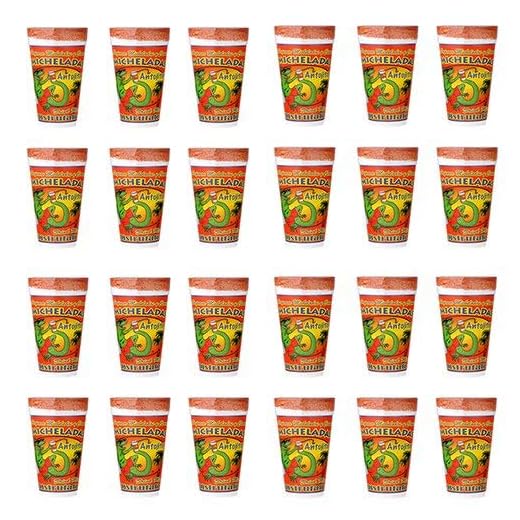 Antojitos Michelada Cups, 24 oz Cups (Case of 24)