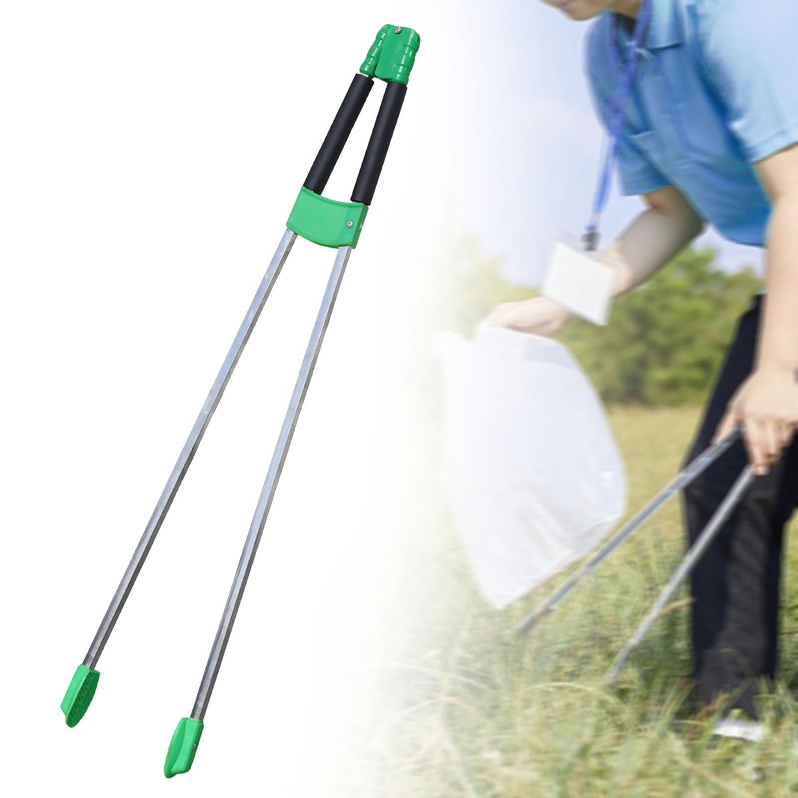 Recolector de Basura Garra Recogedora de Basura Pinza para Recoger Basura Herramienta para Alcanzar Objetos con Estructura Robusta Manejo Sencillo Ade, 88cm