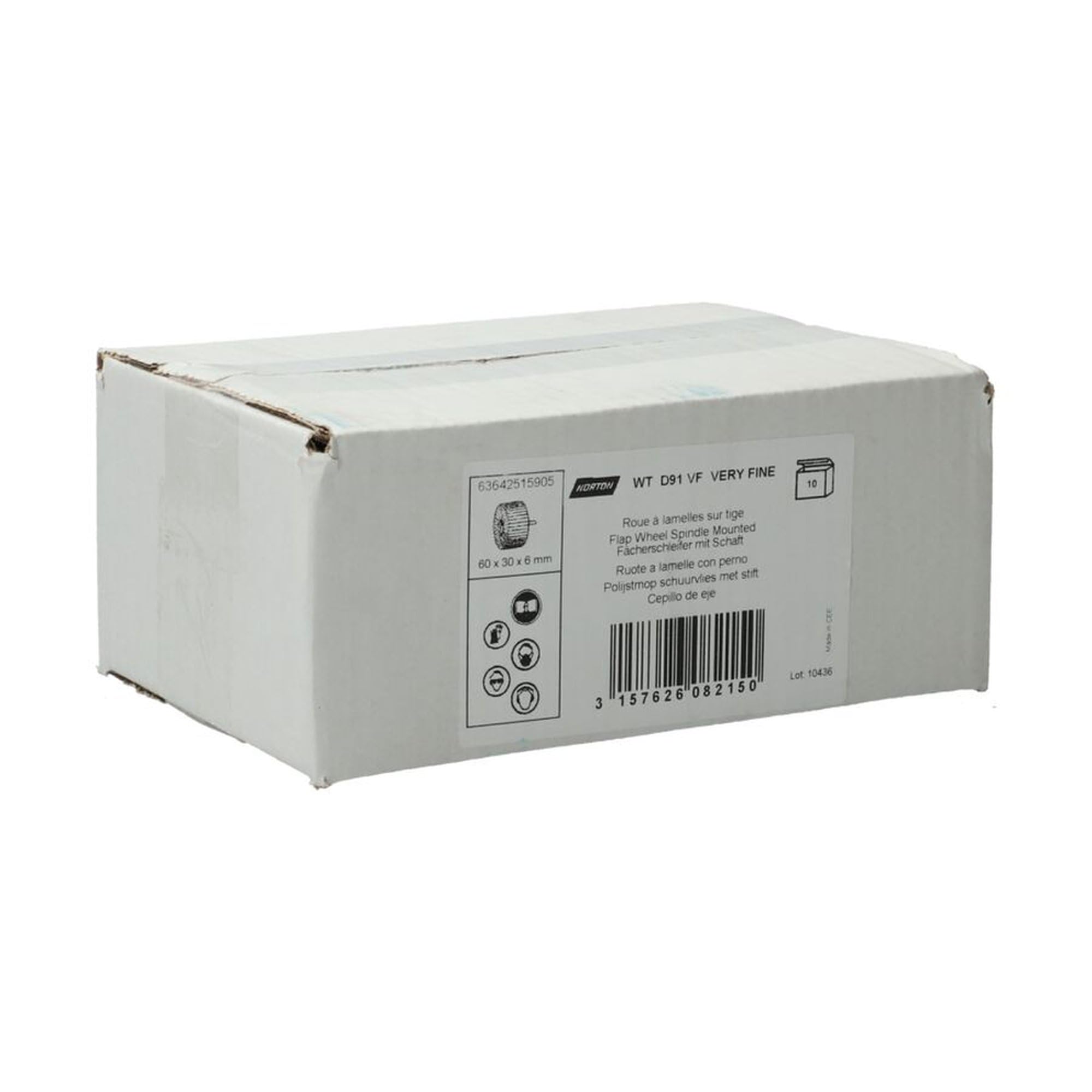Norton D91 | Spazzola Bear Tex diametro 60 x 30 x 6 sottile rossa
