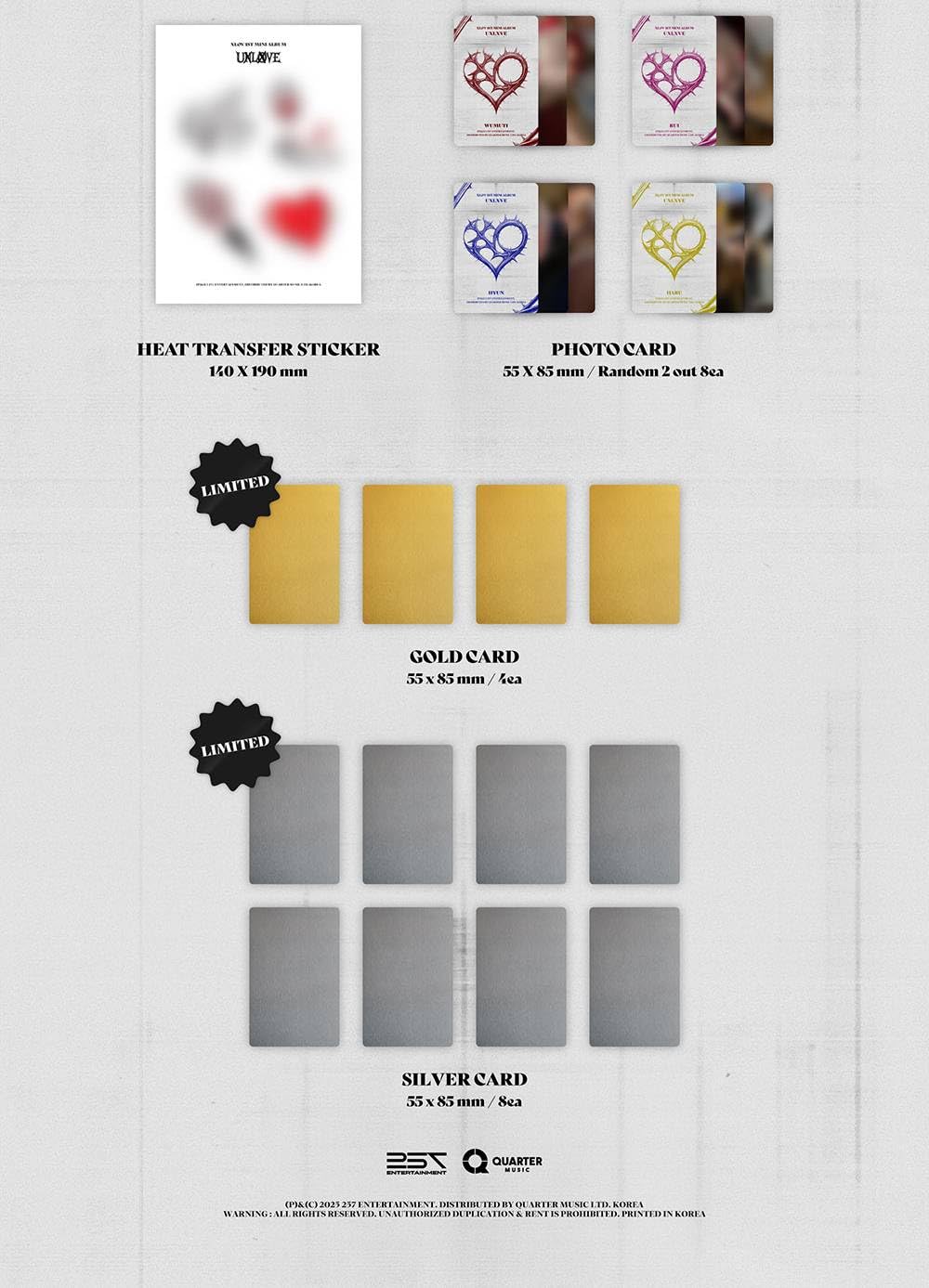 Amazon.co.jp: XLOV (エックスラブ) - 1ST MINI [ UXLXVE ] 韓国盤 (N